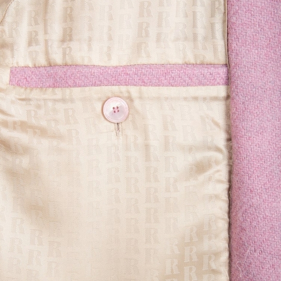 Rouje Paris 100% Wool Edwin Coat In Light Pink Size 26 Eu. Nwt - Picture 7 of 13